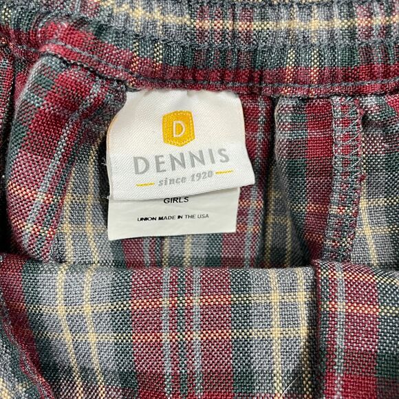 Dennis Girls 14 Skirt 0313SA‎ Pleated Polyester Plaid - Picture 3 of 6